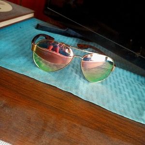 Costa Rose gold aviators